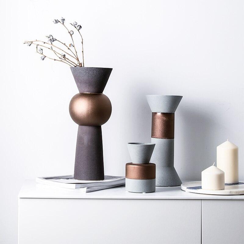 Natural Stone Texture Vases