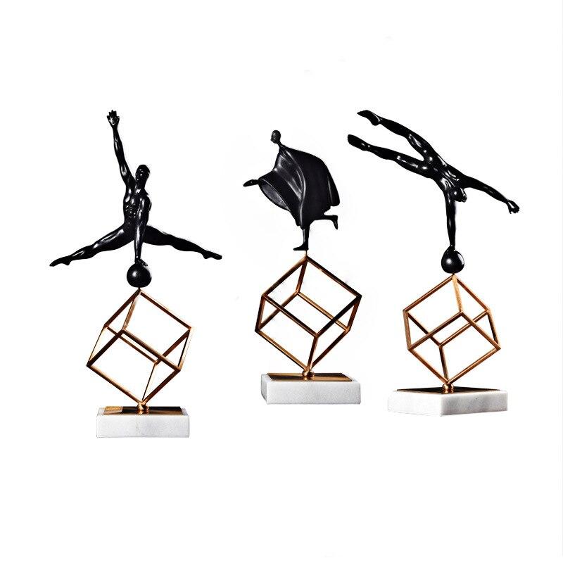 Scandinavian Desk Gymnastics Sculpture