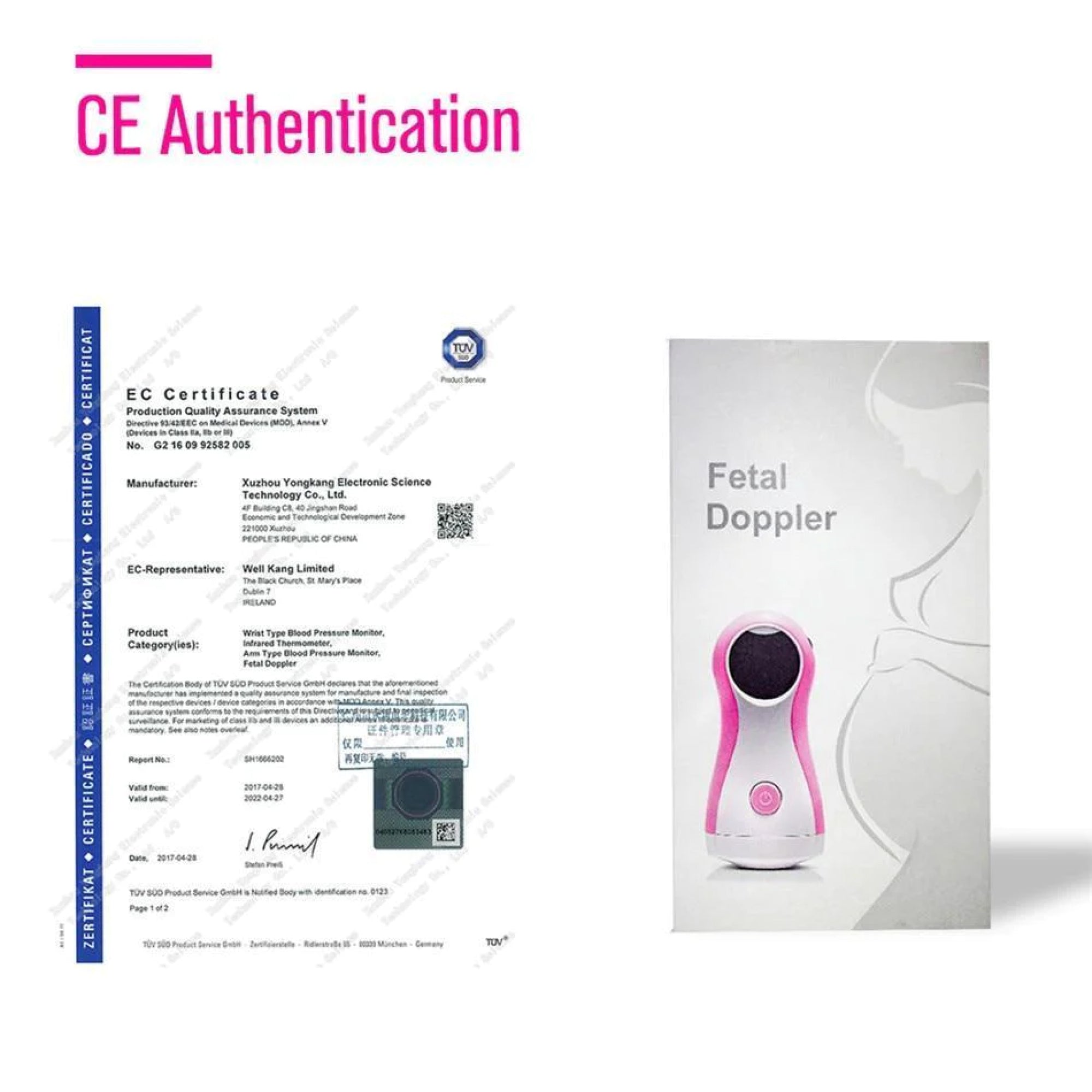 Fetal Doppler Baby Herzfrequenzmonitor