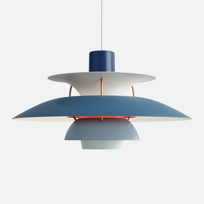 Colored Layered Pendant Light