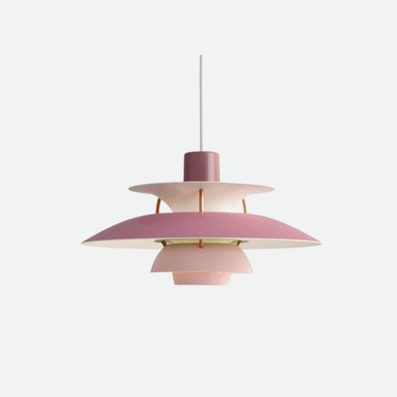 Colored Layered Pendant Light