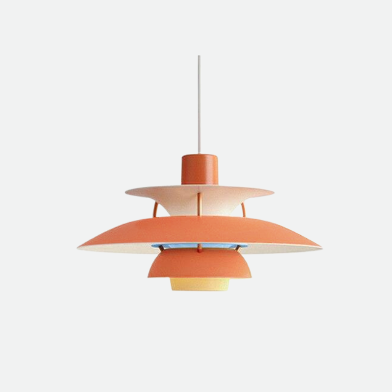 Colored Layered Pendant Light