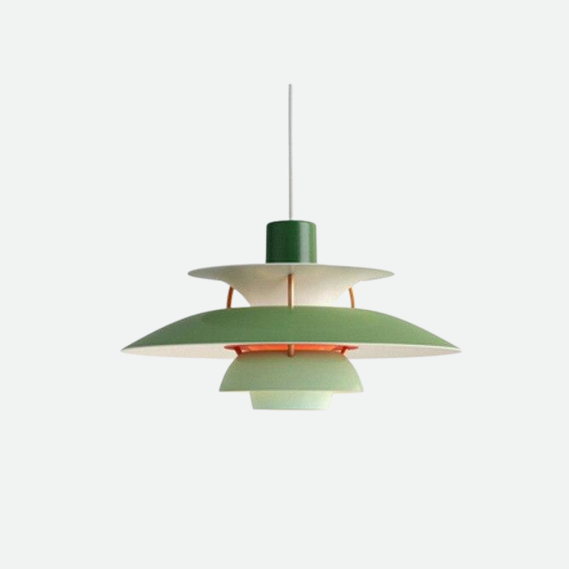 Colored Layered Pendant Light