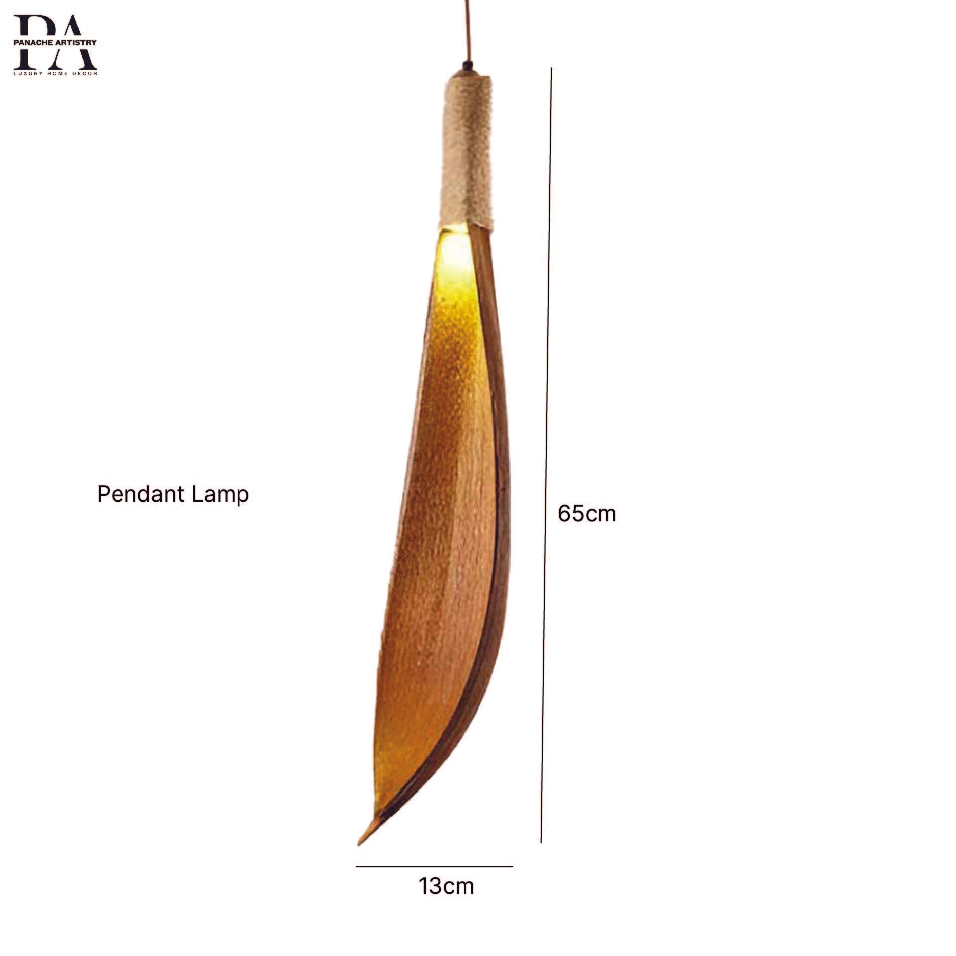 Luz Pendente Luminância Folha