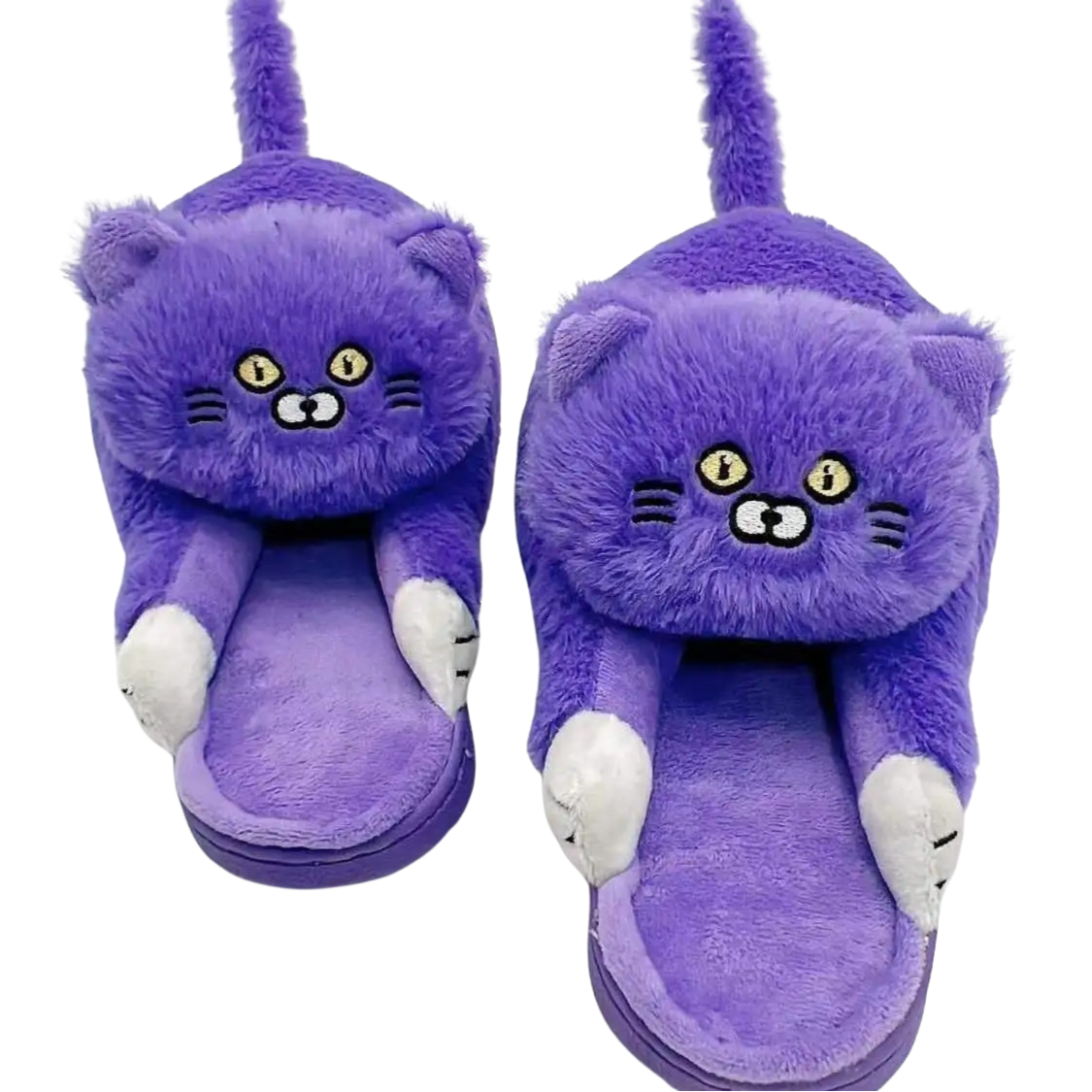 Hugging Cat Slippers - Women's