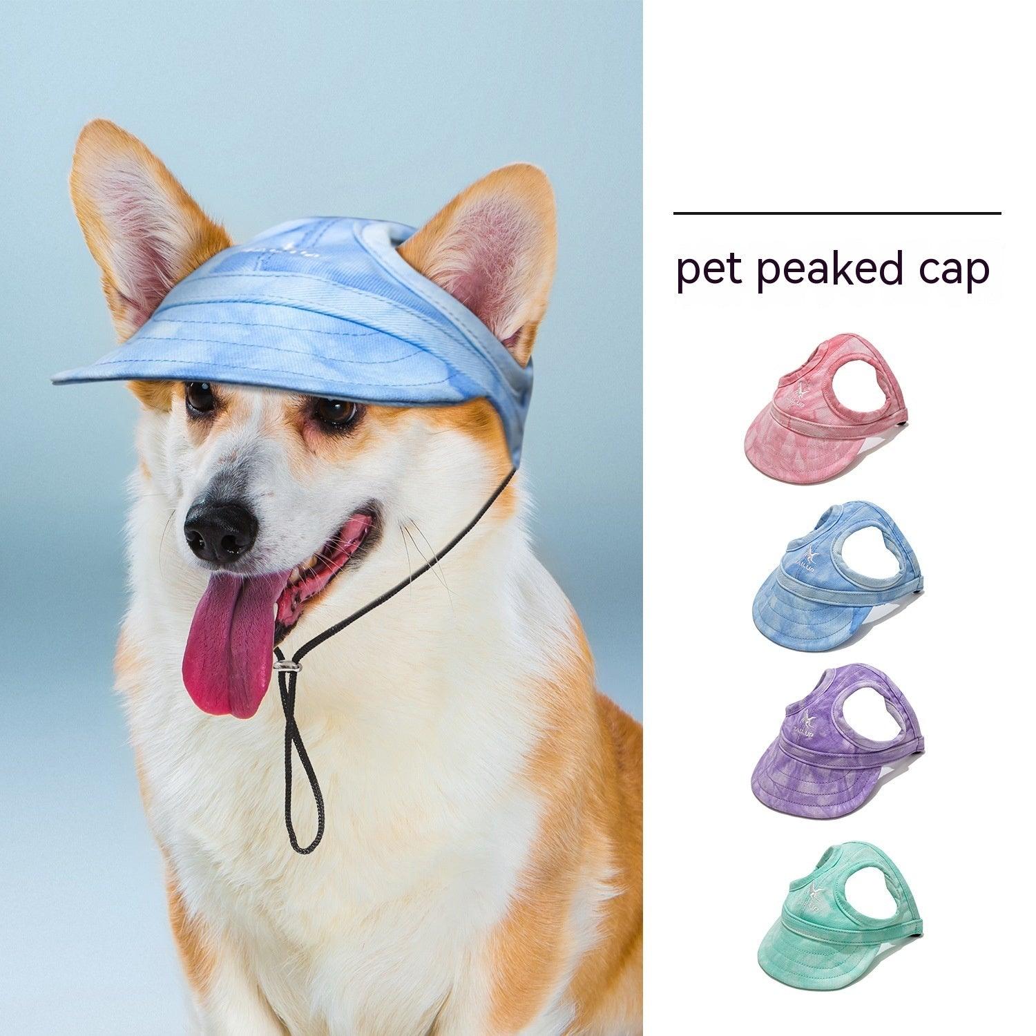 PurrfectFit Pet-baseballpet met piek