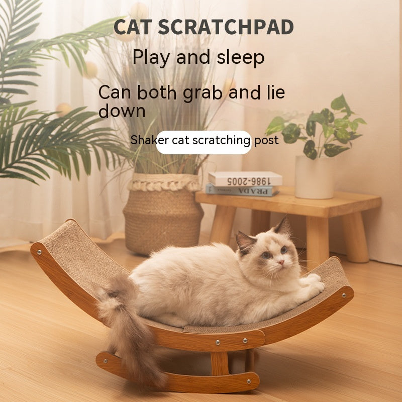 PurrLounge Cradle: Cat Scratch Board Haven