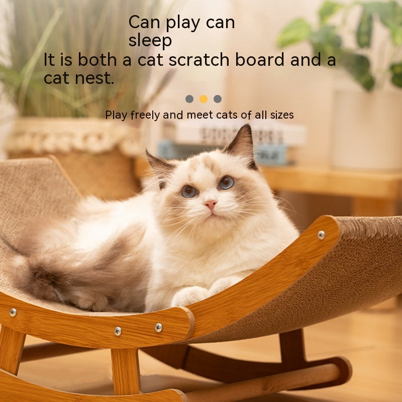 PurrLounge Cradle: Cat Scratch Board Haven