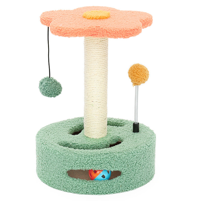 PurrPlay Deluxe Tower: Multifunksjonell Cat Scratcher & Play Station