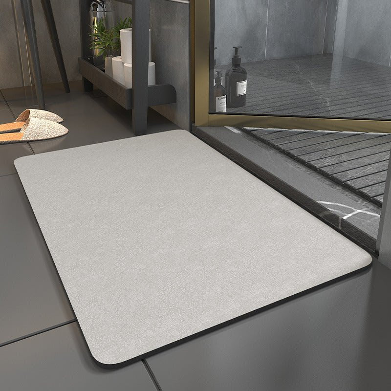 Tapis de bain à séchage rapide - Micro suède durable, antidérapant, séchage rapide