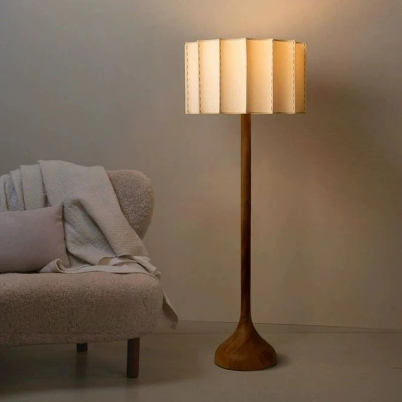 Lampe de table en bois Merlina