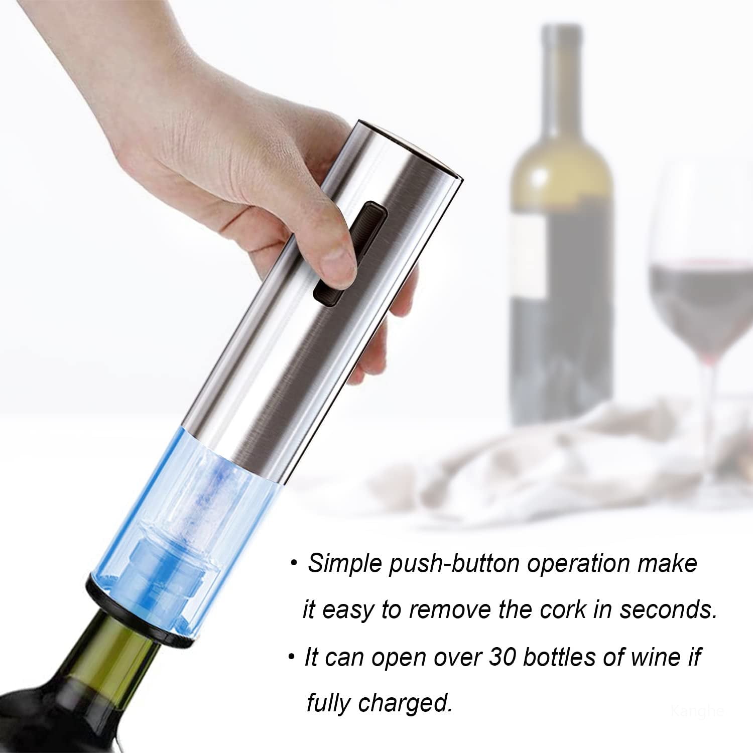 Rechargeable Electric Wine Bottle Opener