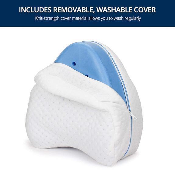 Orthopedic Knee Pillow with Cooling Memory Foam