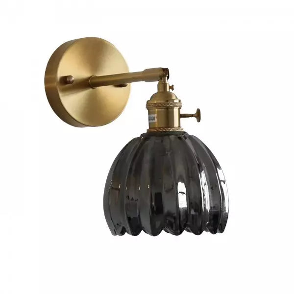 Retro – Wandlamp Glas Tulp knop