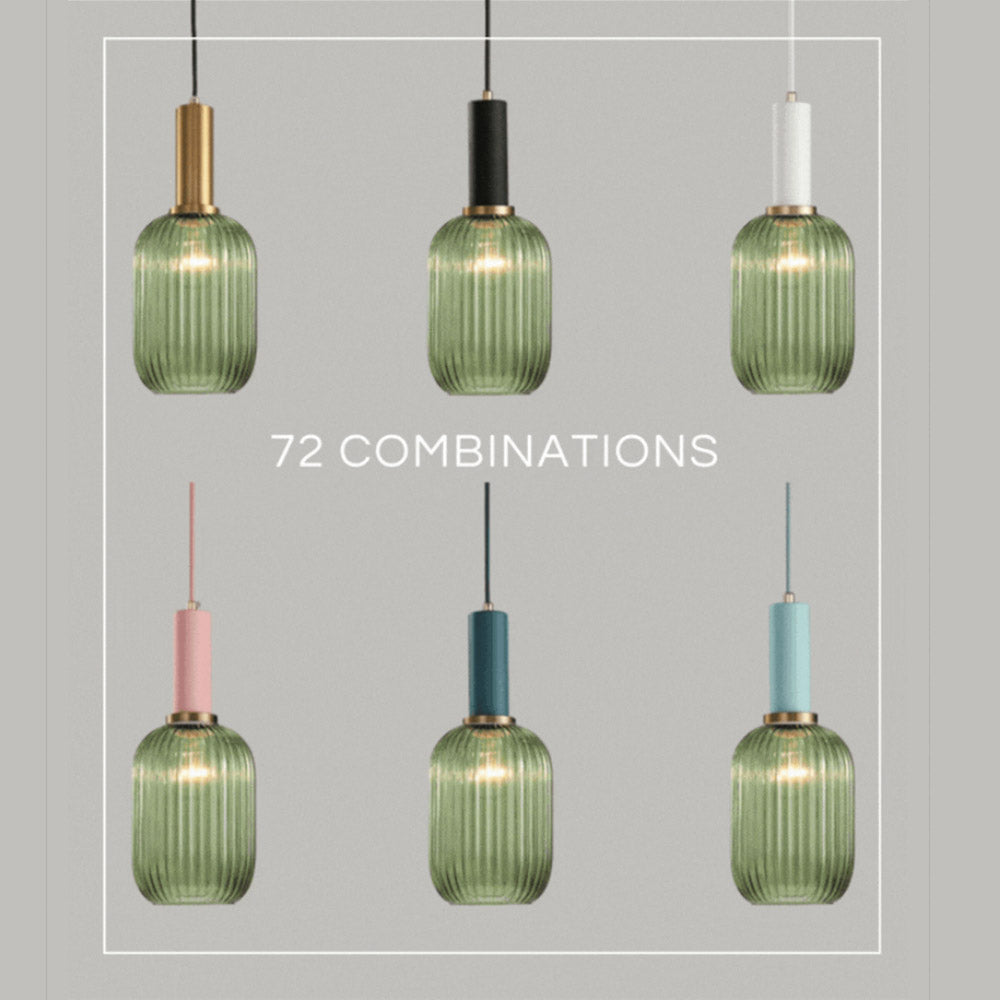 Nordic Fluted Glass Pendant Lights