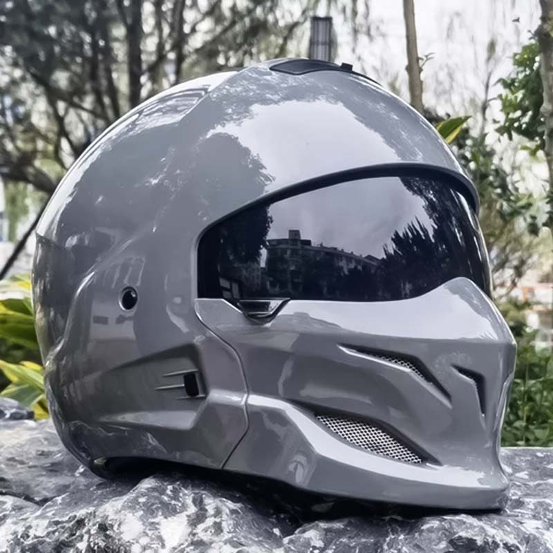 Piloten-Motorradhelm