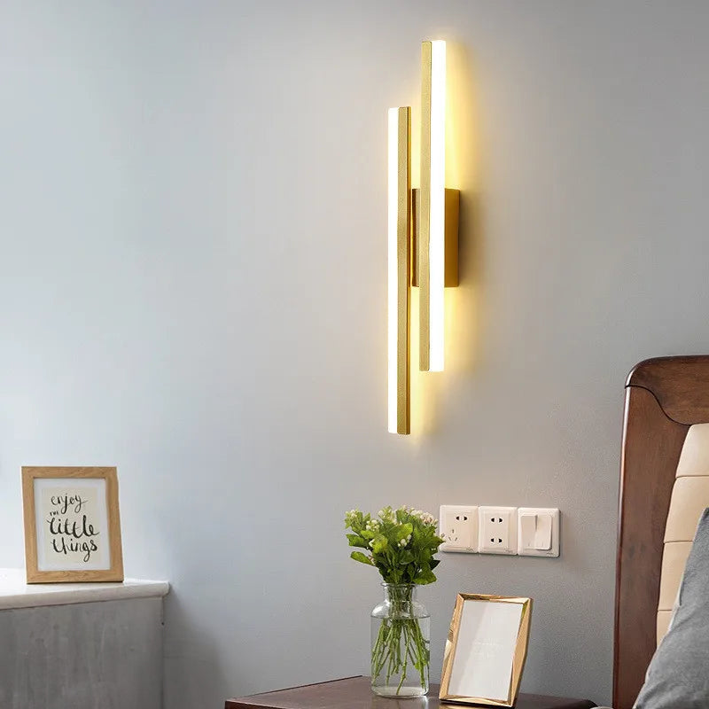 Lumină de perete LED modernă – Linie curată, design minimalist