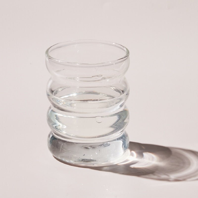 Ripple Glass Tumbler Cup