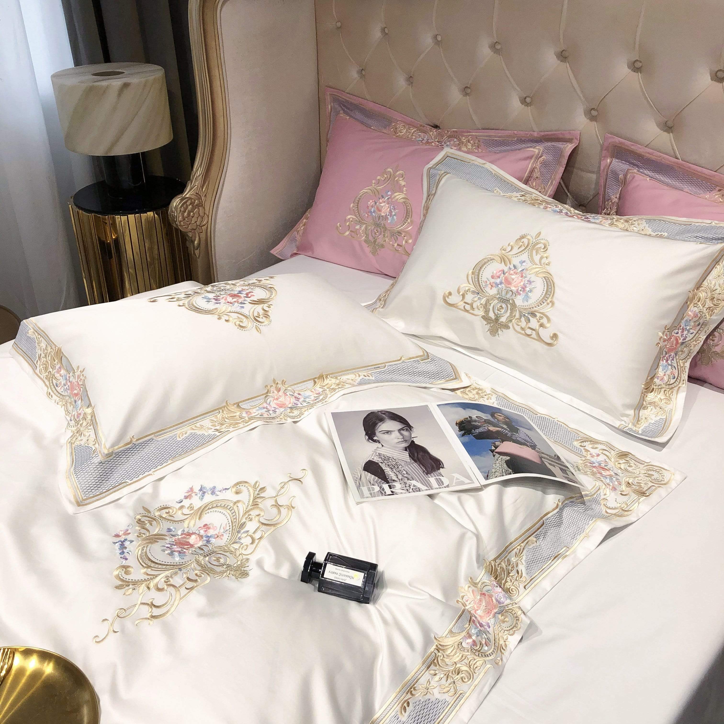 Royal Crown Duvet Cover Set (Egyptisk Bomull, 1000 TC)