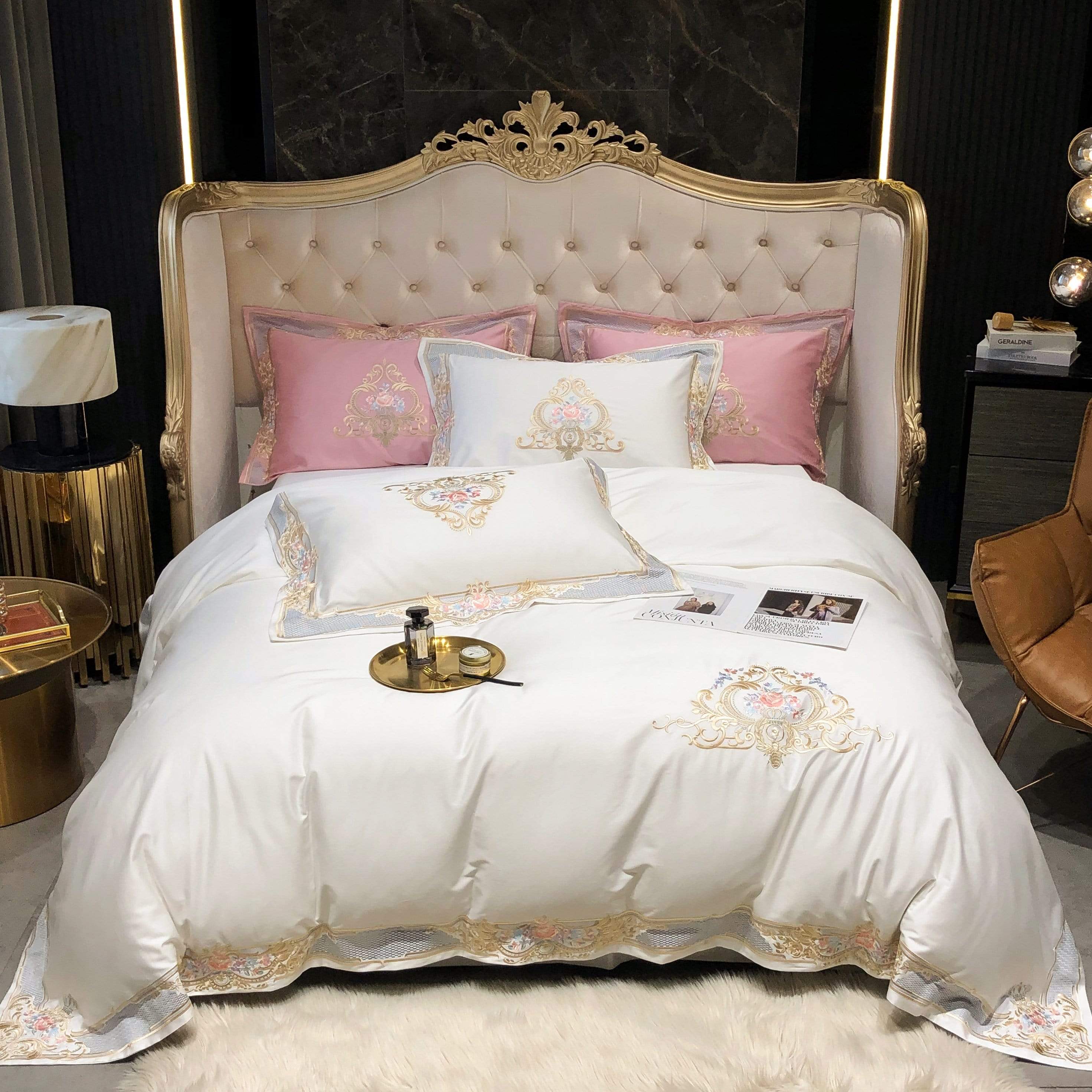 Royal Crown Duvet Cover Set (Egyptian Cotton, 1000 TC)