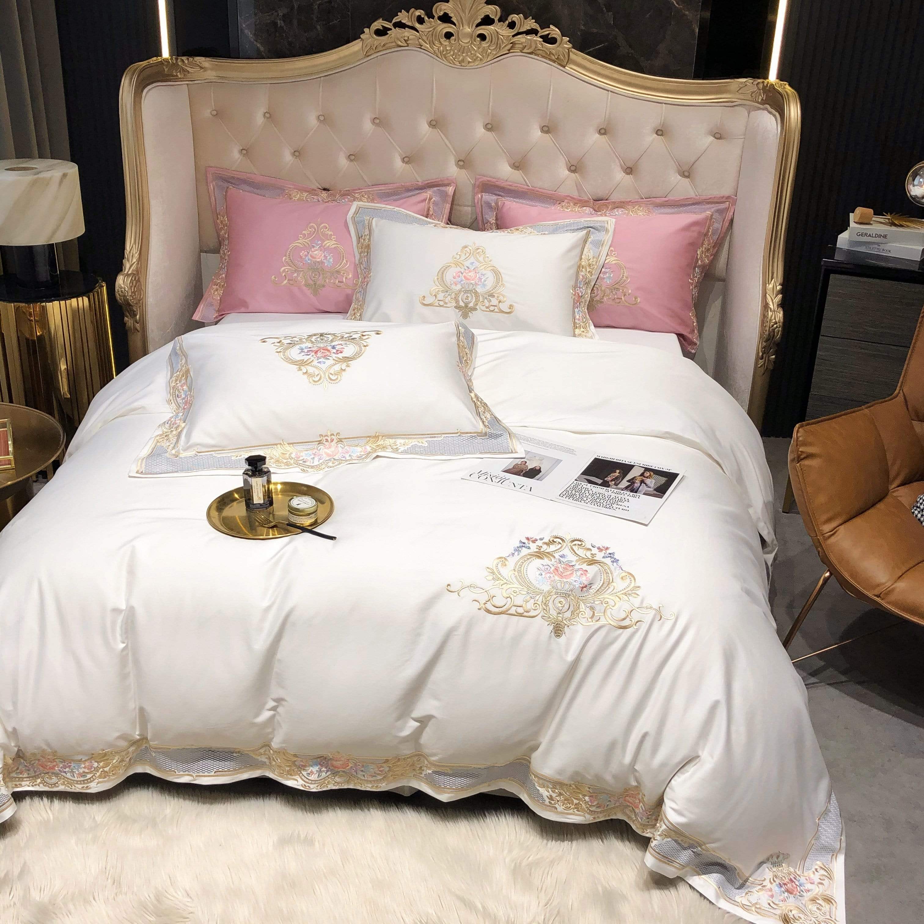 Royal Crown Duvet Cover Set (Egyptisk Bomull, 1000 TC)