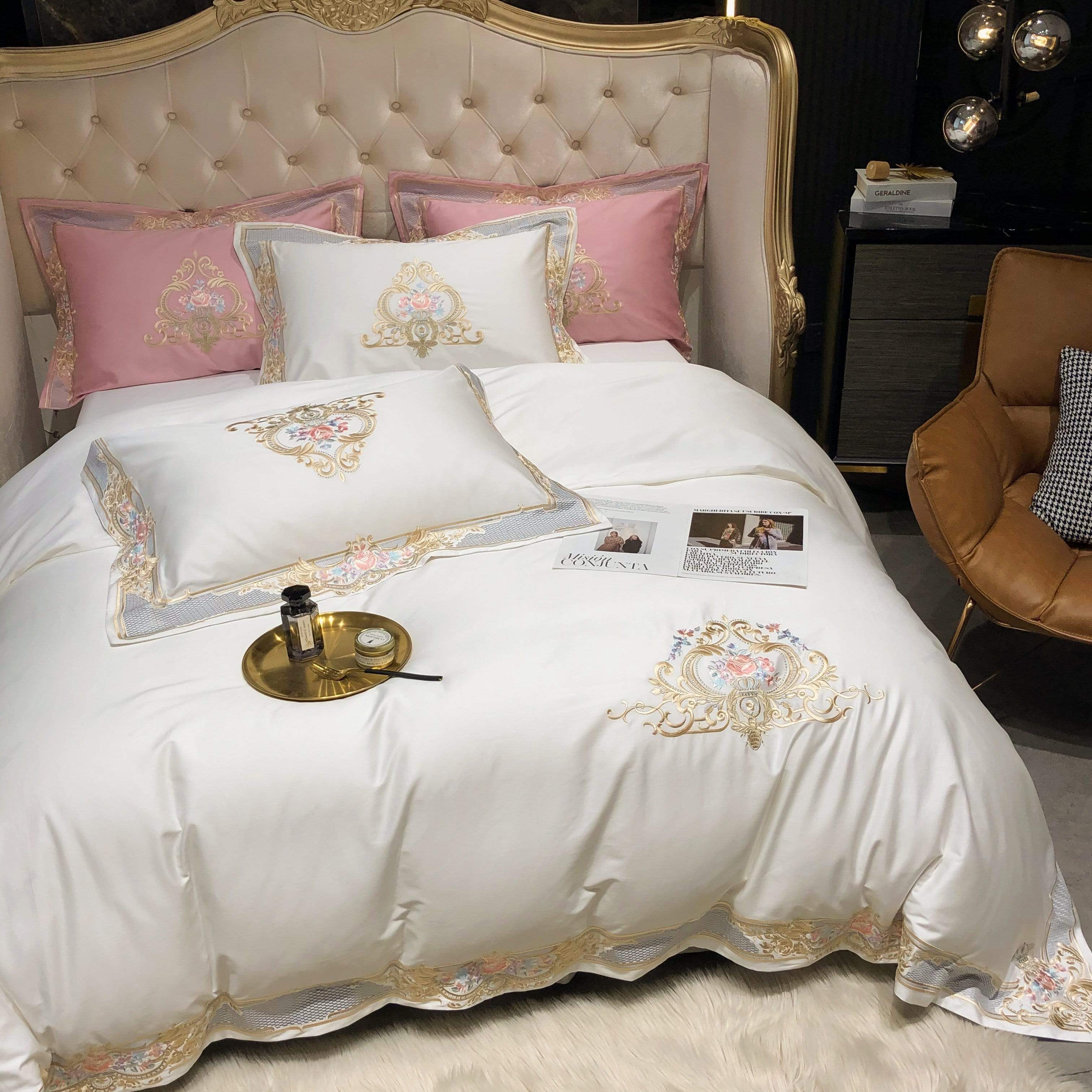 Royal Crown Duvet Cover Set (Egyptisk Bomull, 1000 TC)