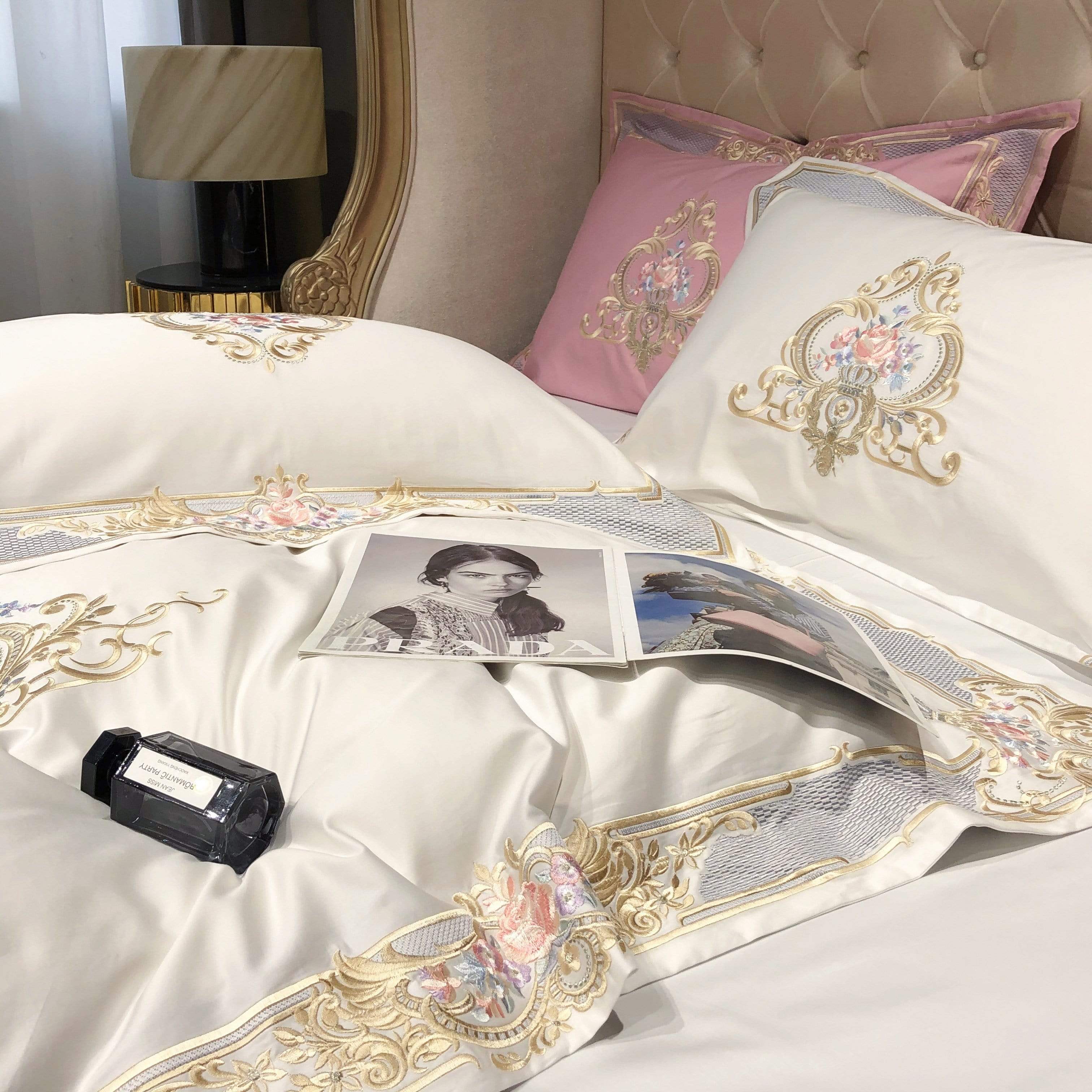 Royal Crown Duvet Cover Set (Egyptisk Bomull, 1000 TC)