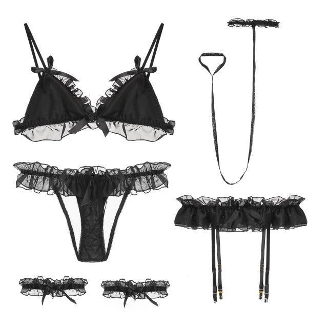 Ensemble de lingerie à volants