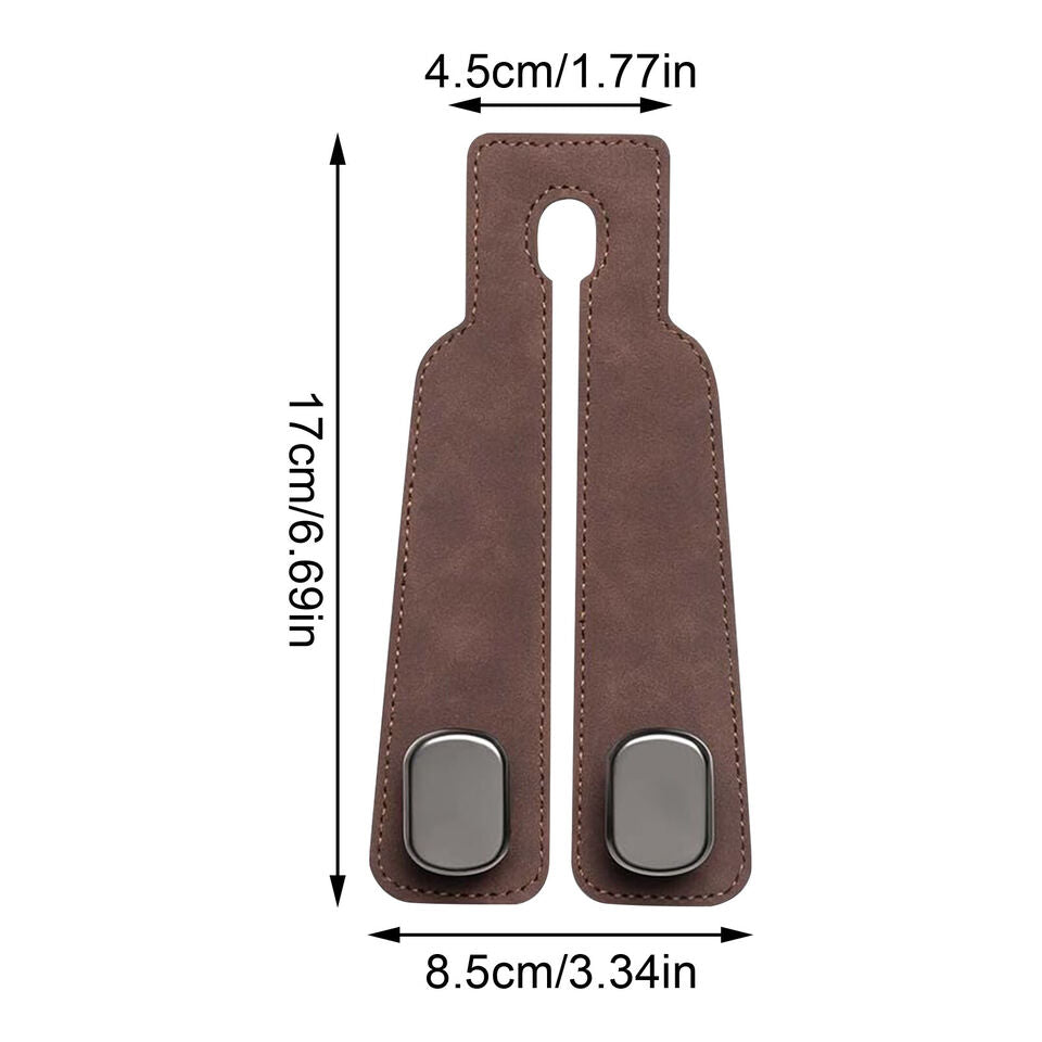 Gancho de almacenamiento para el respaldo del asiento del automóvil: soporte de gancho doble para un almacenamiento conveniente