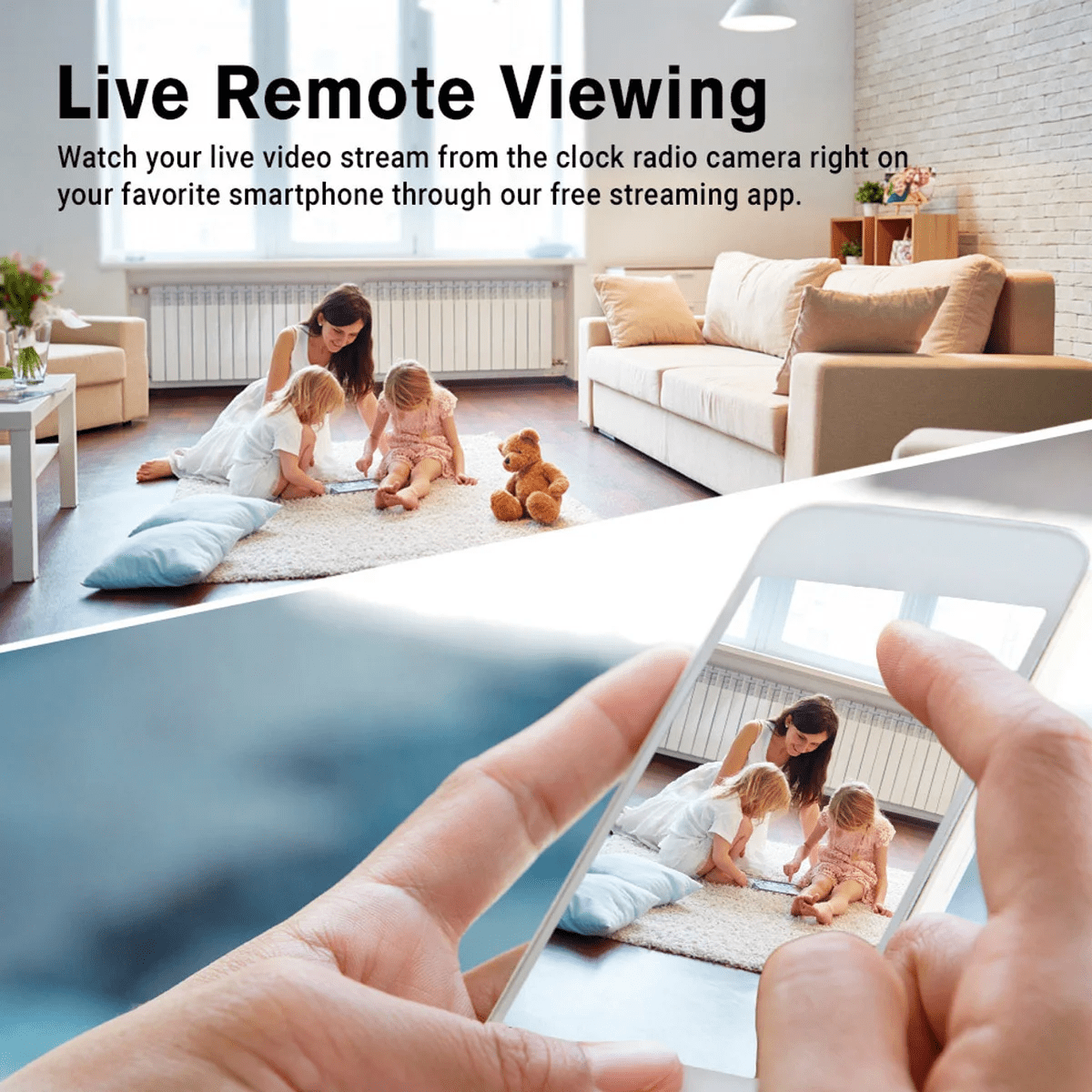 1080P HD WiFi-streaming + bewegingsgeactiveerde opname USB-wandoplader Verborgen camera