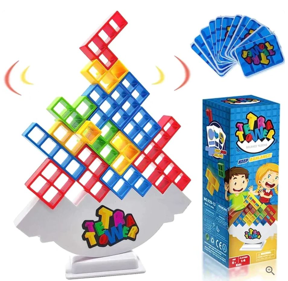 Juego de Torre en Equipo para Niños y Adultos