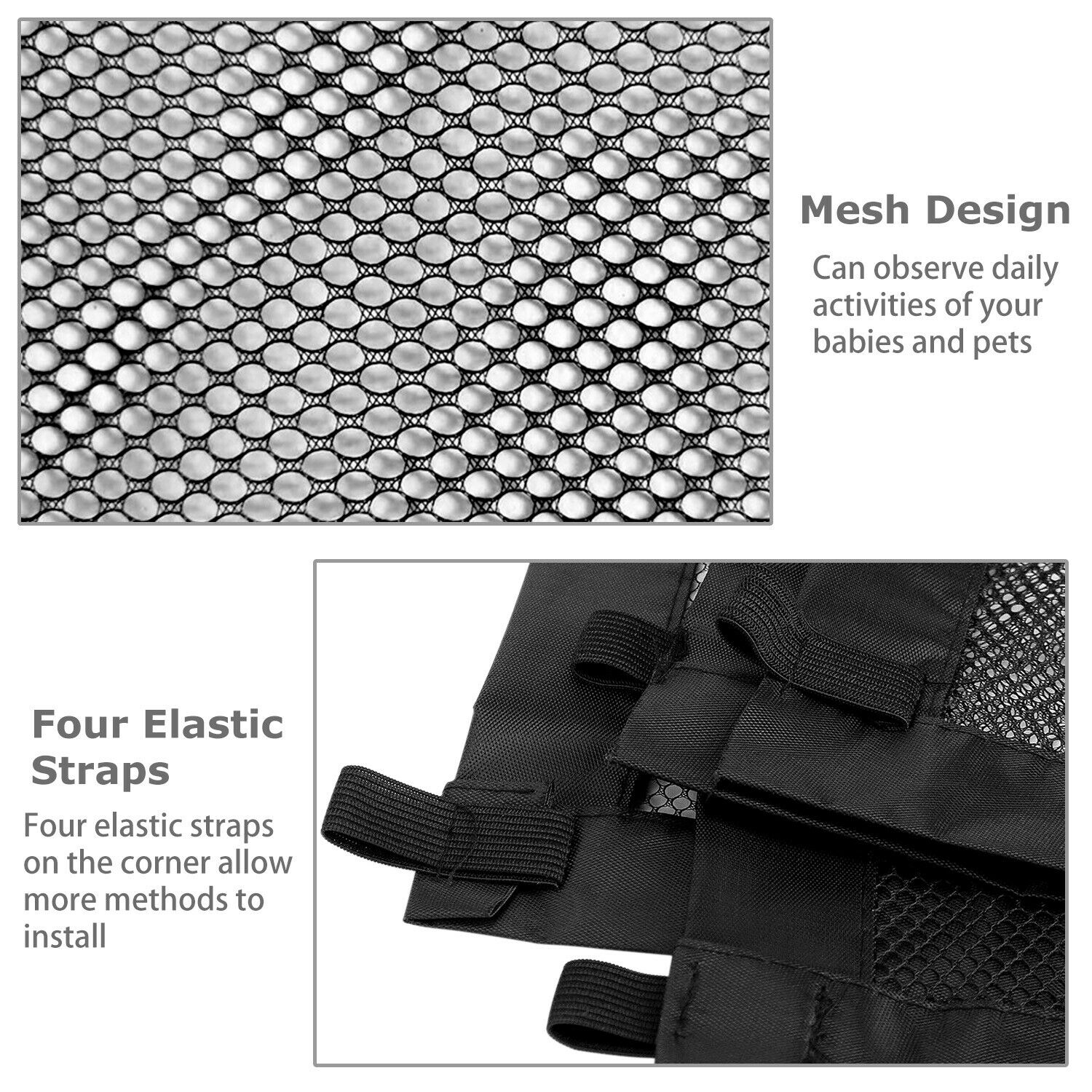 SafeGuard Mesh Pet Safety Gate