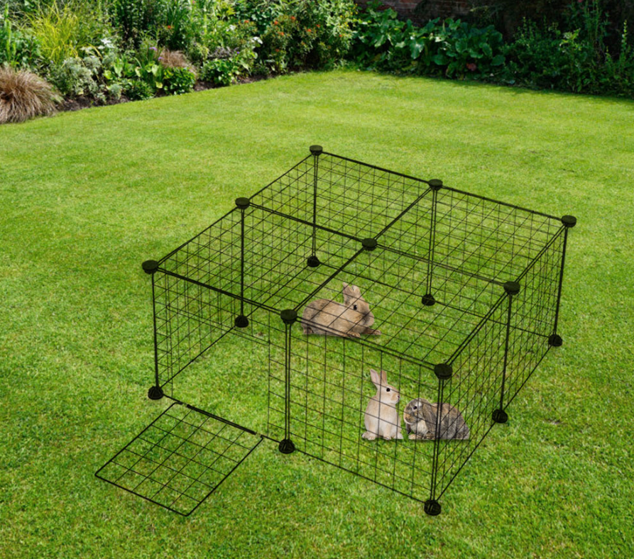 SafeHaven Metal Pet Fence for Cats & Puppies