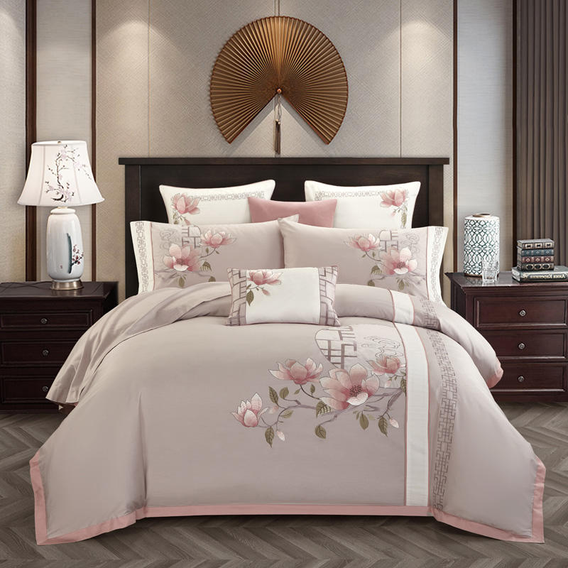 Sakura Duvet Cover Set (Egyptisk Bomull, 500 TC)