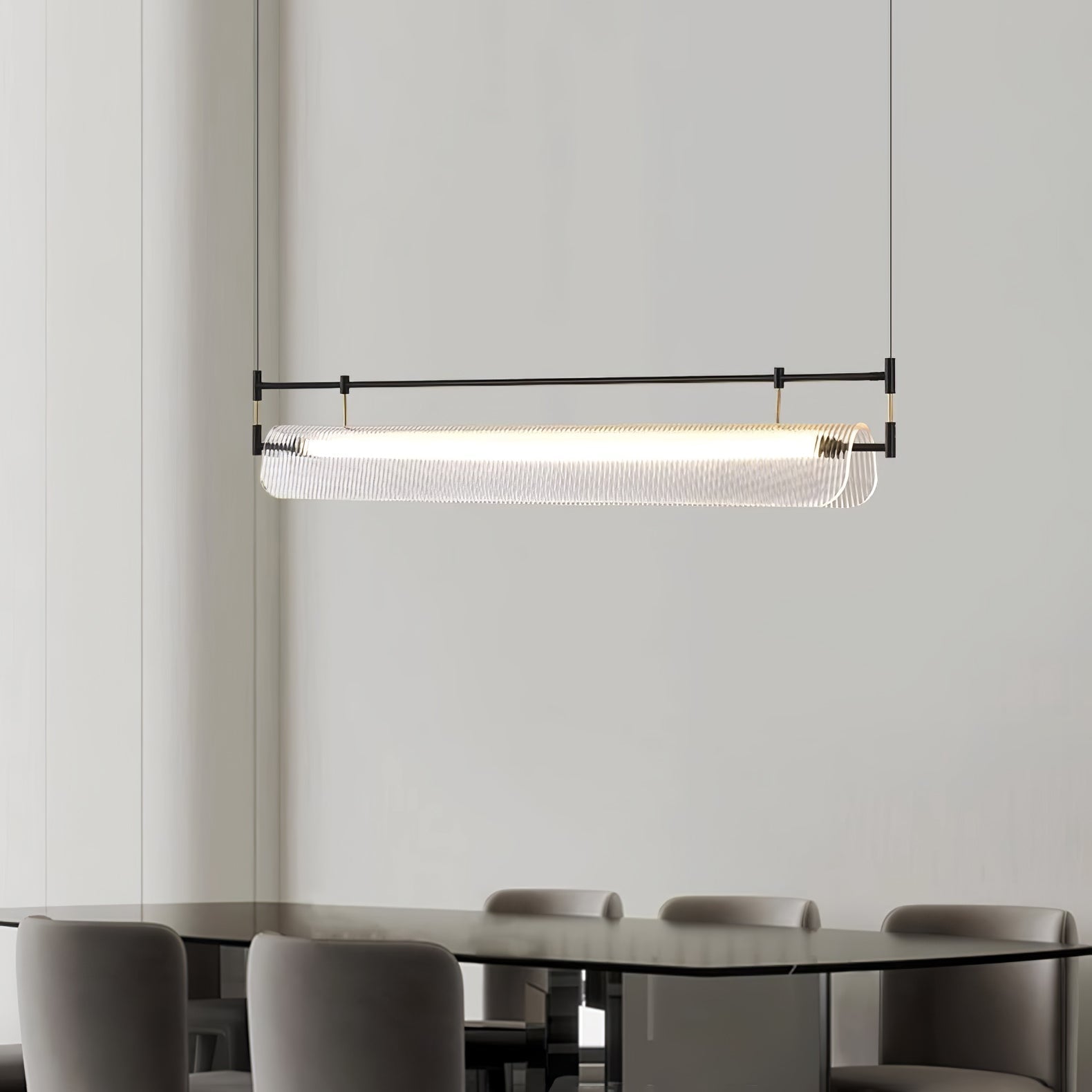 Samuel Linear Strip Chandelier