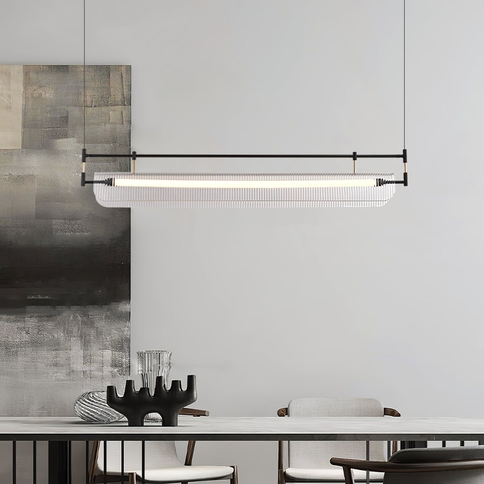 Samuel Linear Strip Chandelier