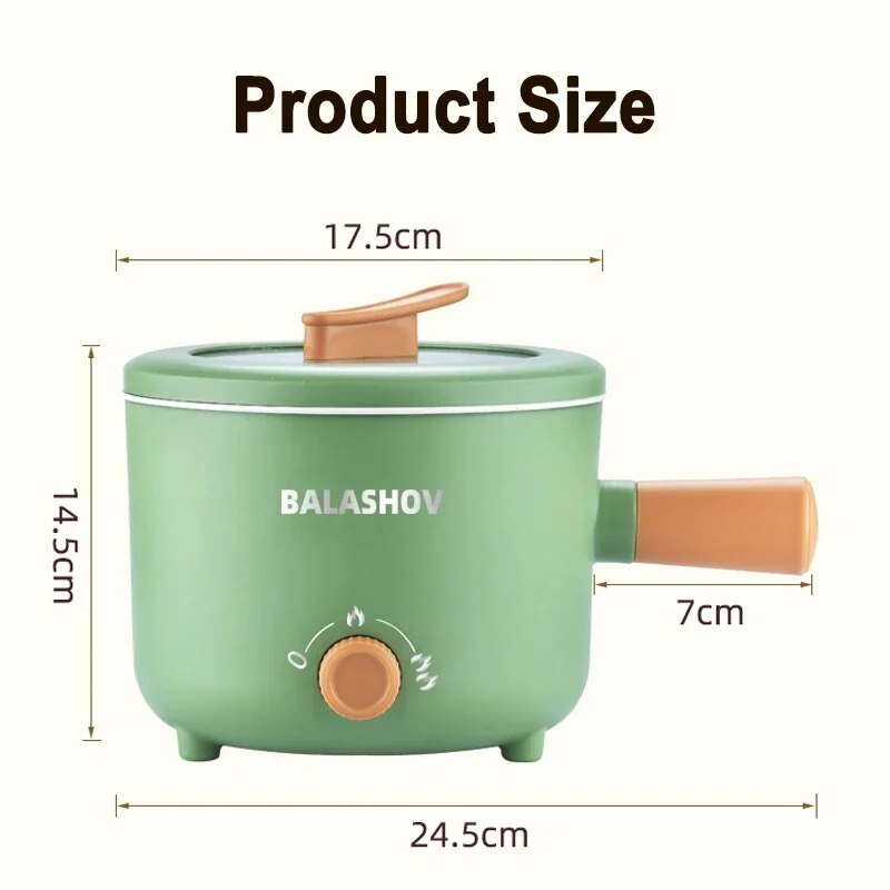 Electric Non-stick Rice Cooker, Mini Hot Pot, 220V/110V