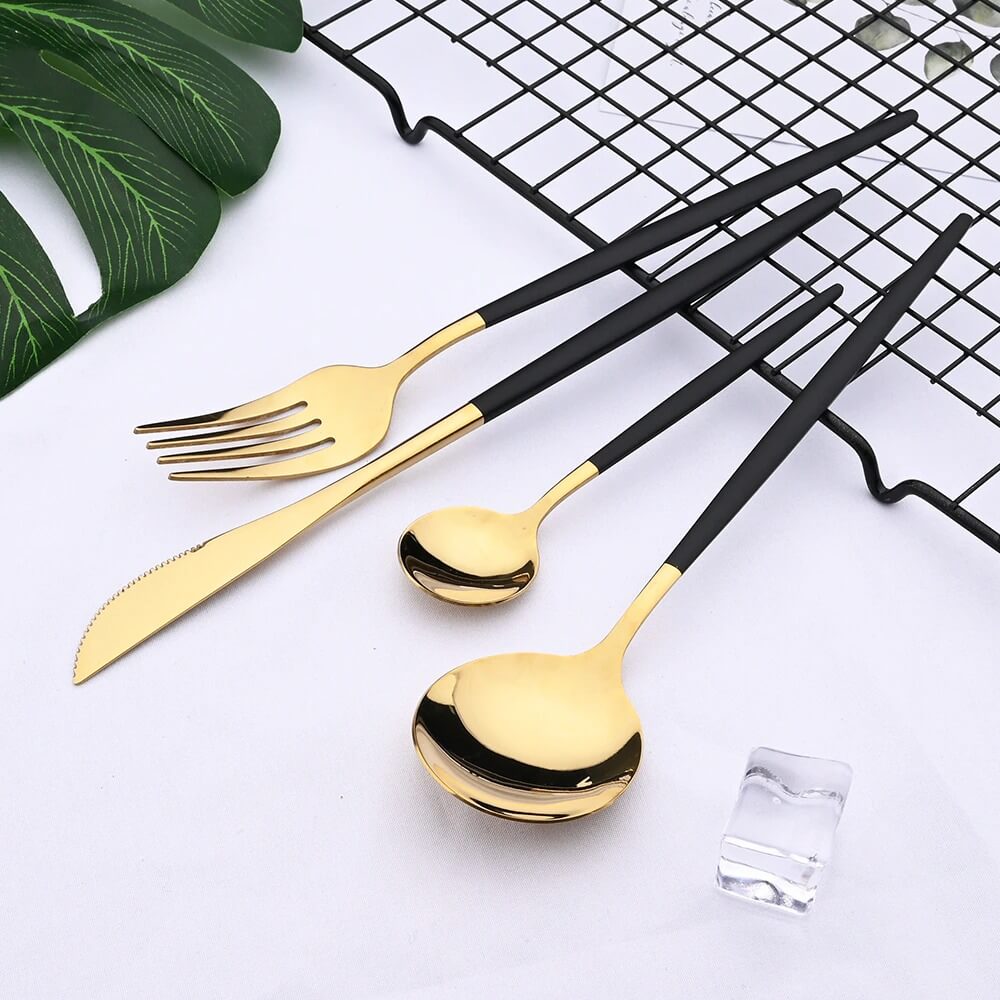 Modern Golden Flatware Sets