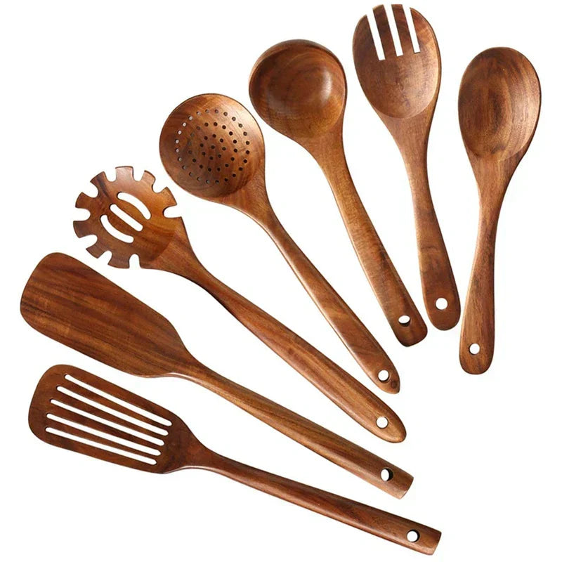 EcoChef - Set di accessori per la cucina in teak