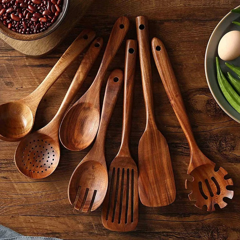 EcoChef - Set di accessori per la cucina in teak