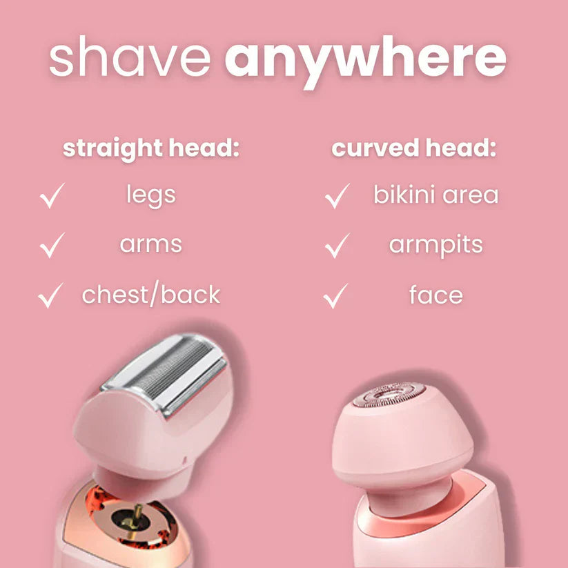 The Silky Shave™ smooth, soft skin at home or while traveling!