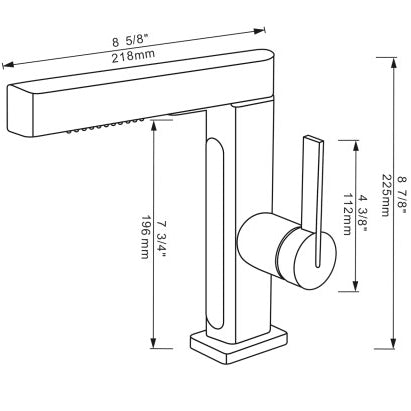 Single-Hole Pull-Out Faucet with Temperature Display