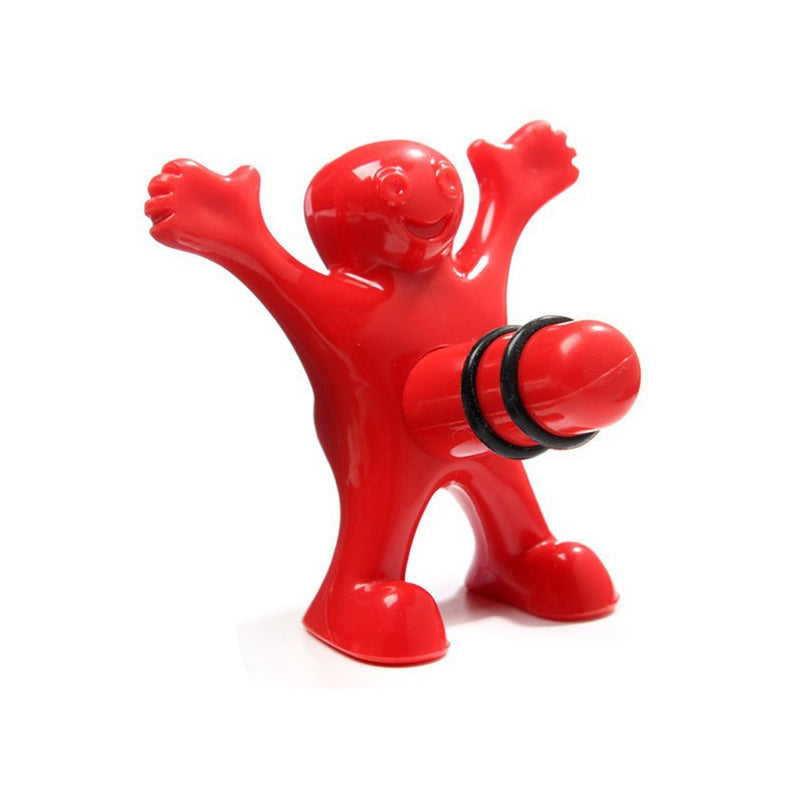 Happy Man Corkscrew - Bottle Opener, & Wine Stopper