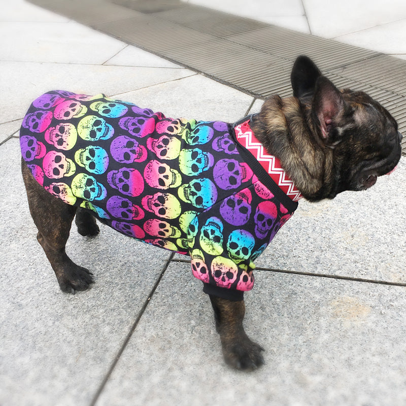 SkullStyle Cotton Leisure Wear for Pets