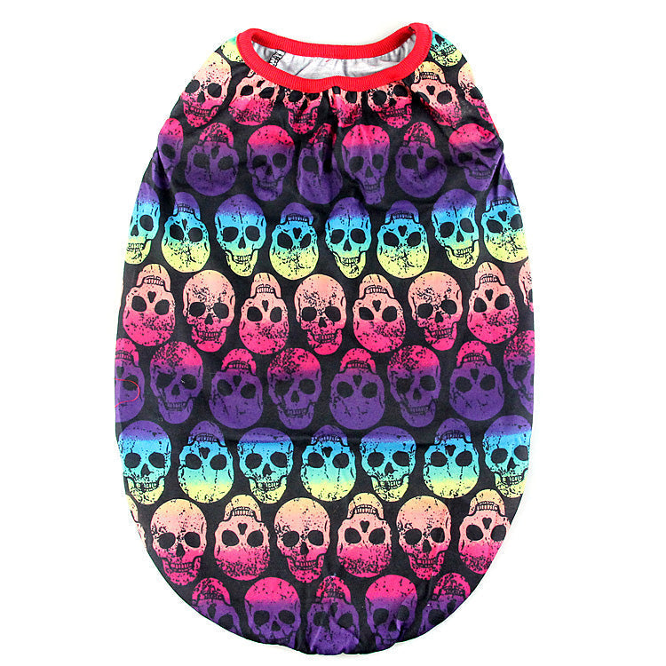 SkullStyle Cotton Leisure Wear for Pets