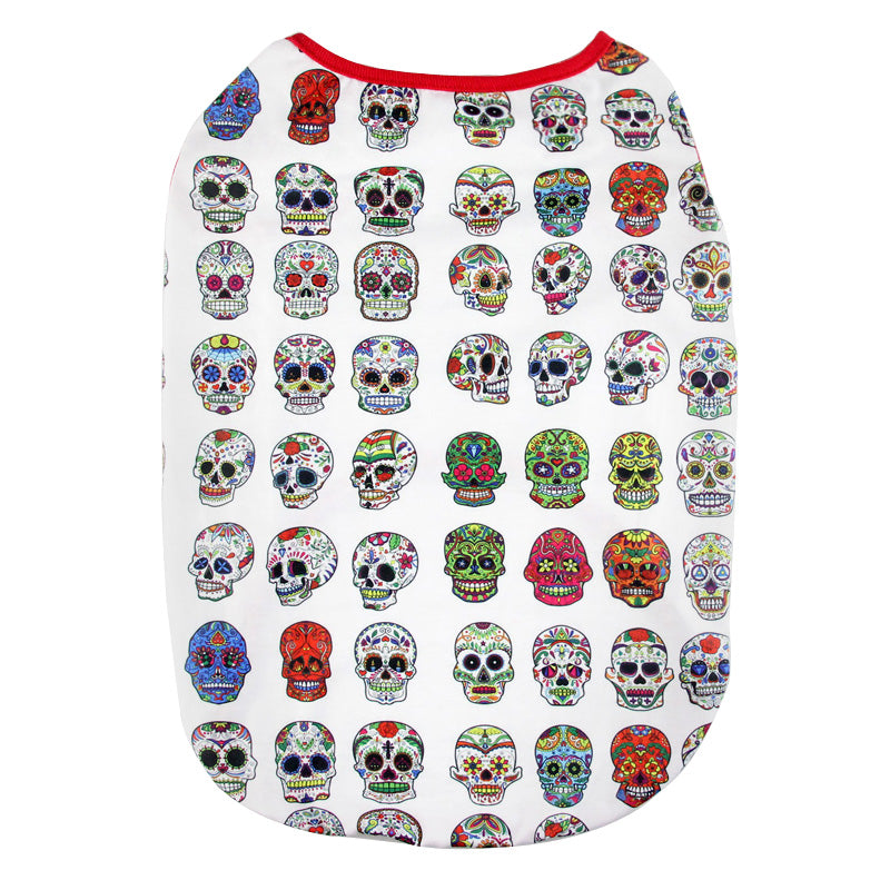 SkullStyle Cotton Leisure Wear for Pets