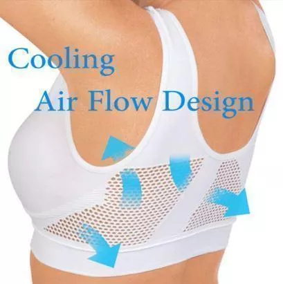 Breathable and comfortable bra without steel ring