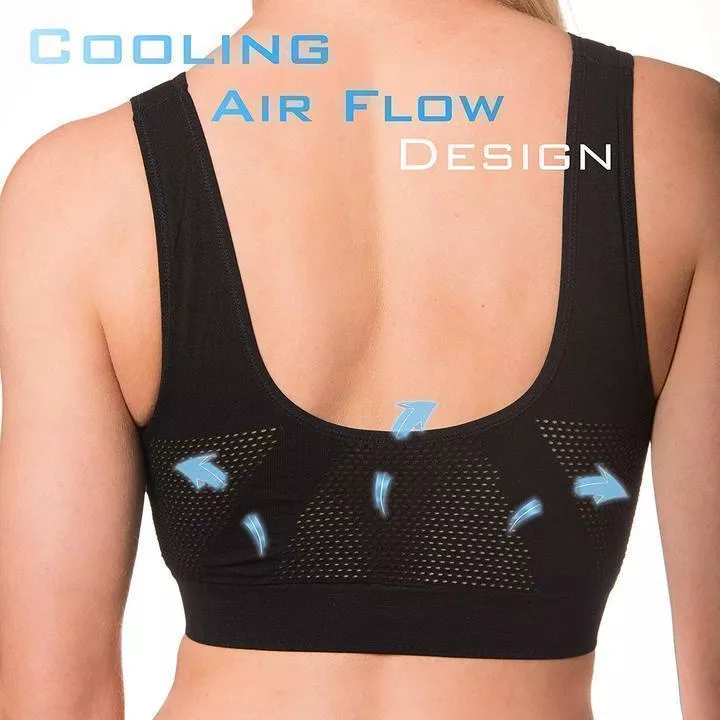 Breathable and comfortable bra without steel ring