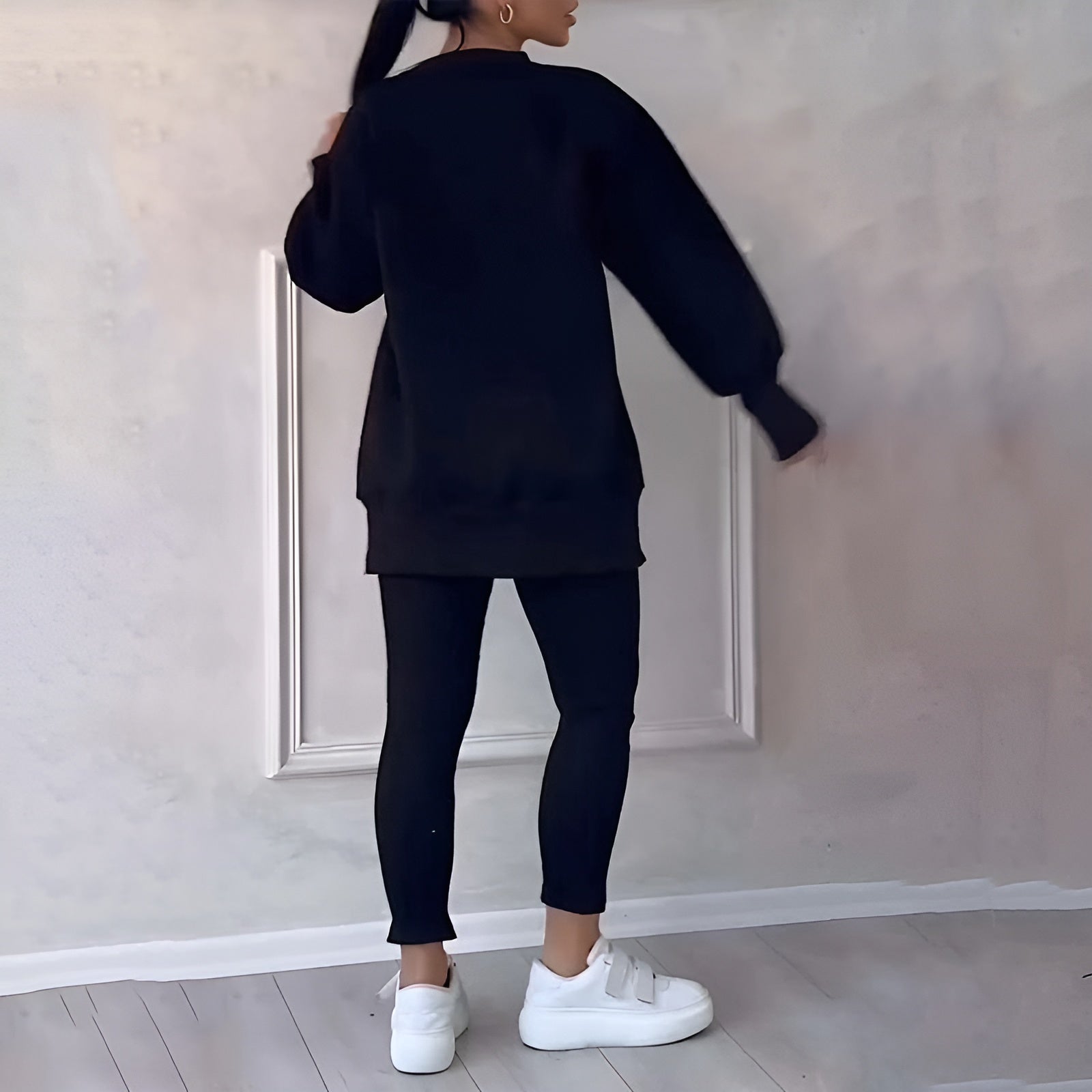 Amélia | Conjunto de Sweatshirt e Leggings Confortável para Mulheres