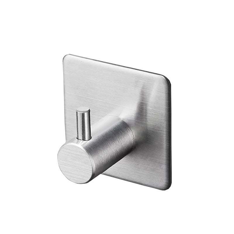 Stainless Steel Bathroom Wall Hooks (No-Drill)